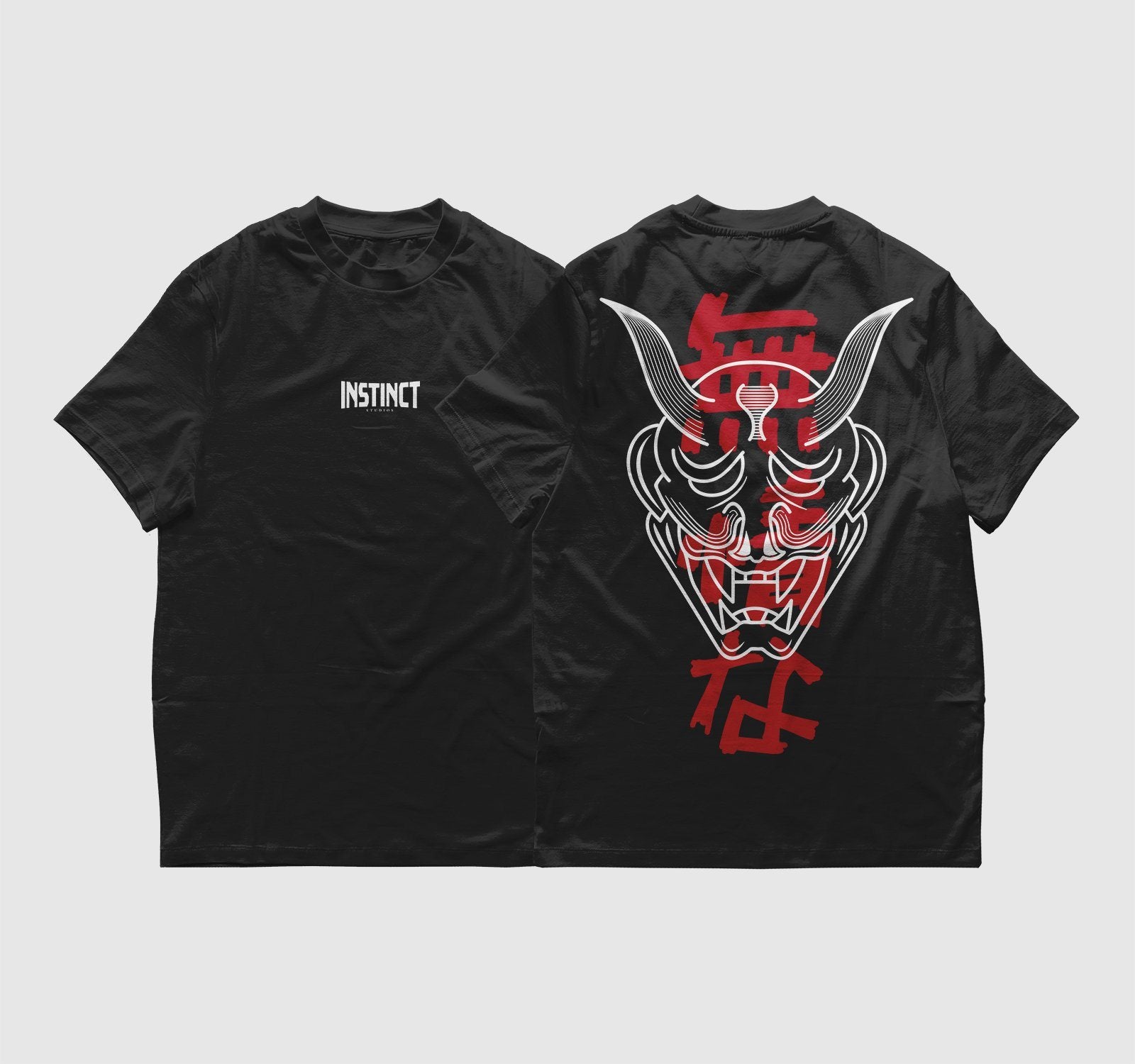 Black Oni Remastered Shirt Instinct Studios 